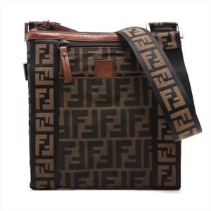 Fendi Zucca Messenger Bag Crossbody Bag